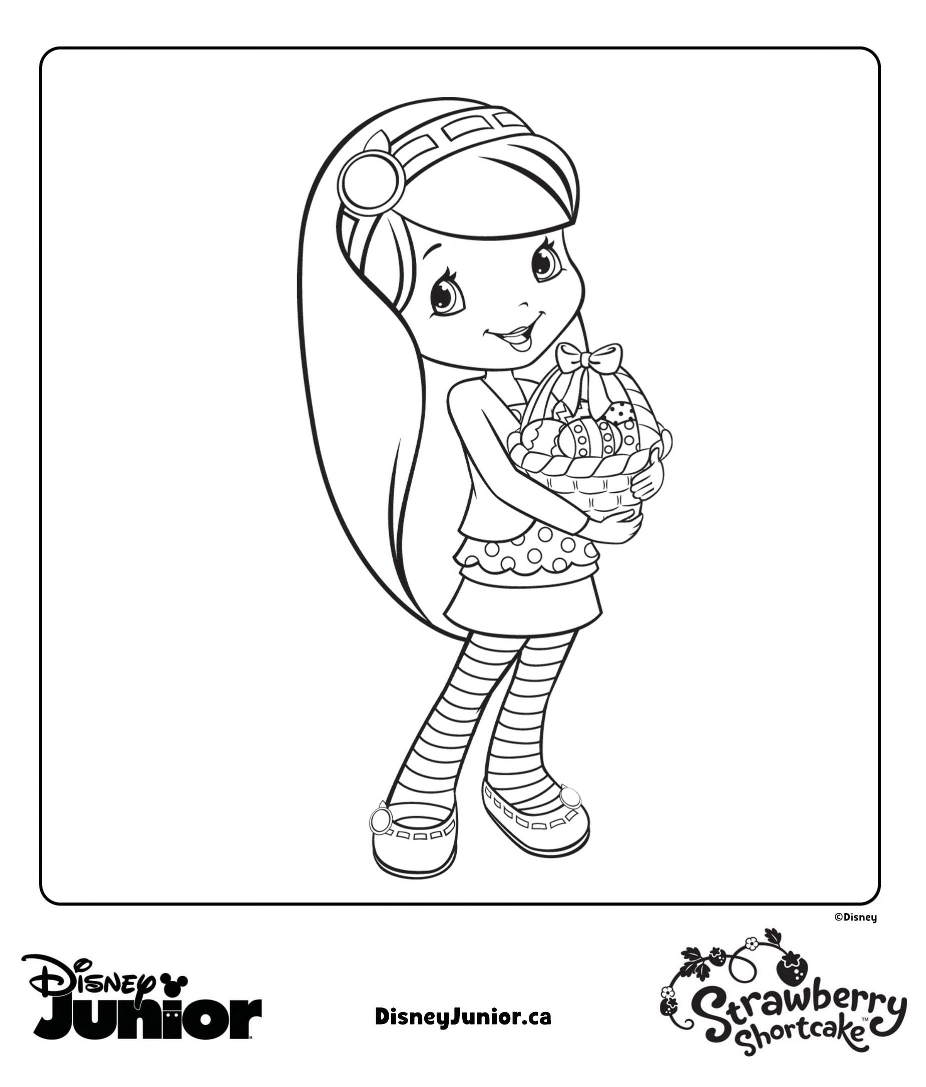 Disney Junior Canada Strawberry shortcake Coloring Sheet 4 : Free Download,  Borrow, and Streaming : Internet Archive